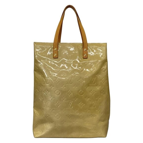 LOUIS VUITTON Reade MM Soft Beige Monogram Vernis - Handbag 220-061225 - Picture 2 of 11